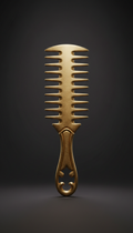 Burnished Gold Beard Comb